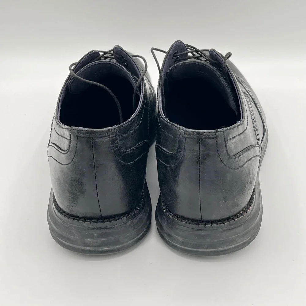 Cole Haan Original Grand Lunar‎ Wingtip Mens 11.5M Black Leather Shoes Career